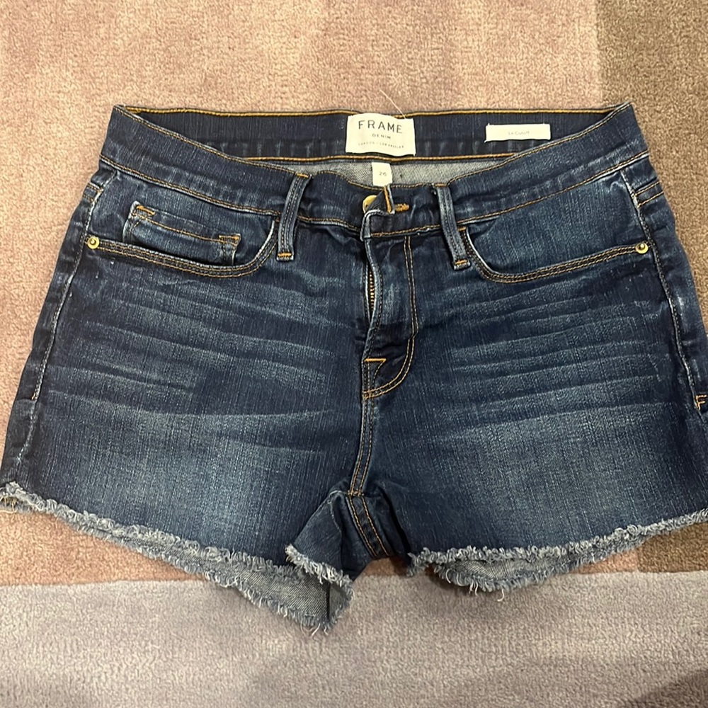 Frame jean shorts